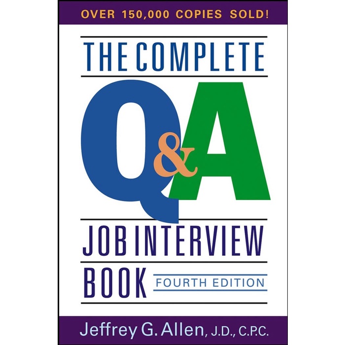 

Most Gifted_versi Eng/Indo_@The Complete QA Job Interview Book by Jeffrey G. Allen