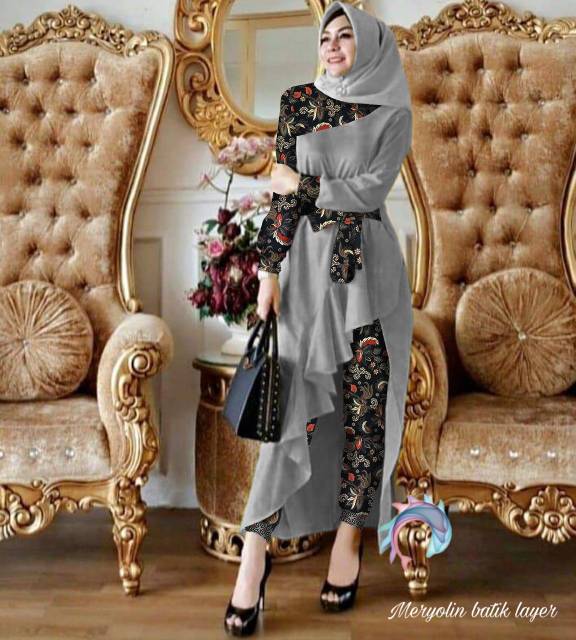 Set Bellaluna BATIK Muslim Wanita Murah FE ADA VIDEO REAL PICT