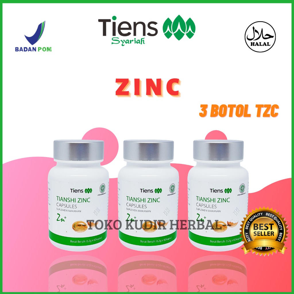 [TERLARIS] ZINC PENGGEMUK BADAN | PENGGEMUK BADAN ALAMI | OBAT PENAMBAH NAFSU MAKAN |  ZINC ORIGINAL