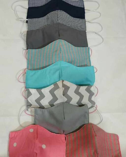 MASKER KAIN POLOS( READY WARNA PUTIH )-5
