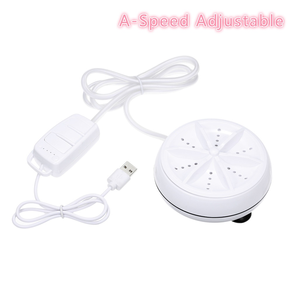 G8A homgeek mesin cuci mini portable washing machine ultrasonic - ce172 - white Or-i