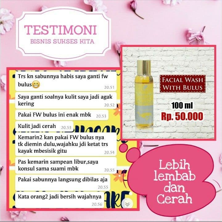 Facial Wash Bulus SR12 Sabun Muka Untuk Kulit Berminyak dan Berjerawat Kombinasi Bruntusan Kusam Melembabkan Mencerahkan Wajah Ori BPOM