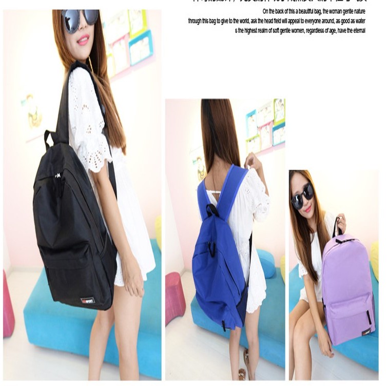 Travelmate Fashion Korea Backpack Ransel Travel Tas Punggung Stylis Murah