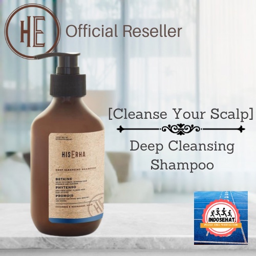 HIS ERHA Deep Cleansing Shampoo / Shampo Anti Rontok & Ketombe Pria