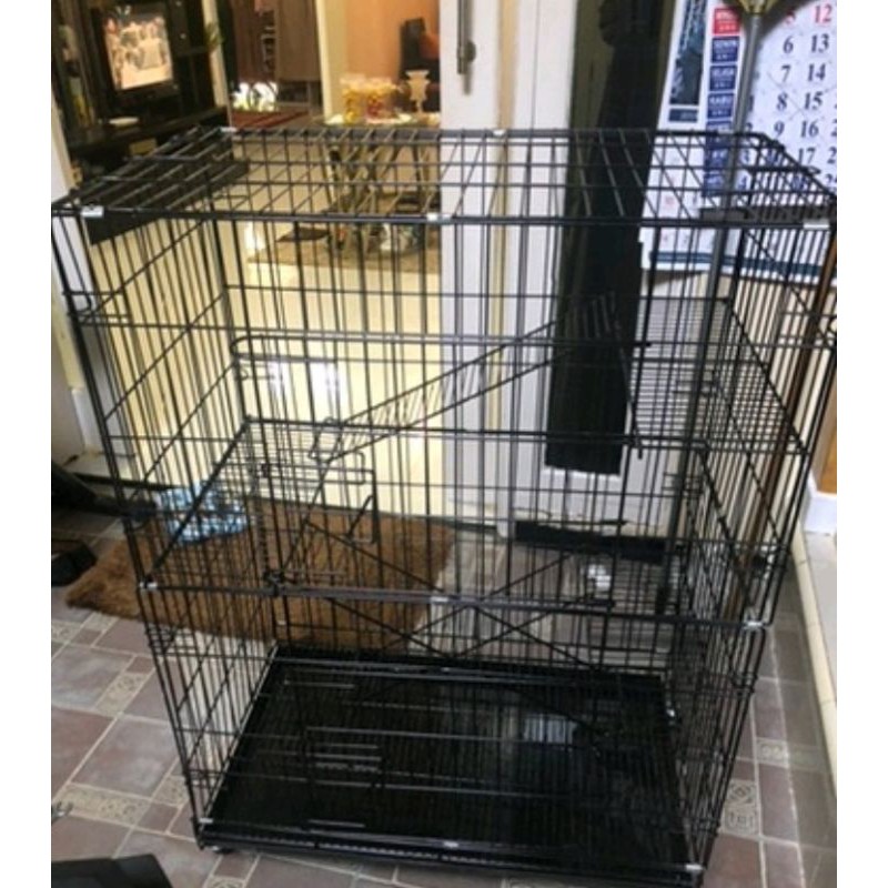 Kandang Kucing Tingkat 3 Size XXL 106x75x45 + FREE CAT HAMMOCK + All Expedition-3