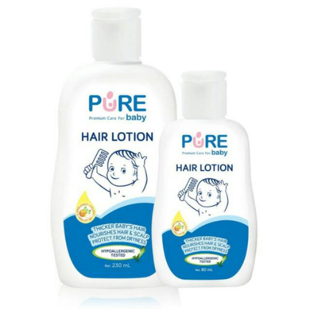 Pure Baby Hair Lotion (Tersedia varian ukuran)