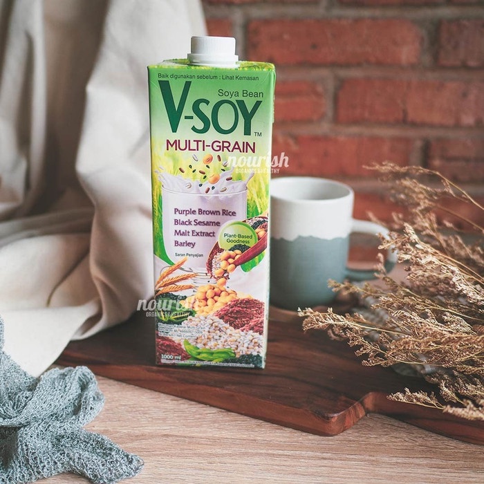 

Ee5F10 V-Soy Susu Kedelai Multi Grain (Vsoy Milk Non Gmo) 1 L 6Gddv