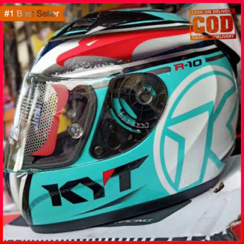 Helm Fullface Kyt R10 Aqua Marine R 10