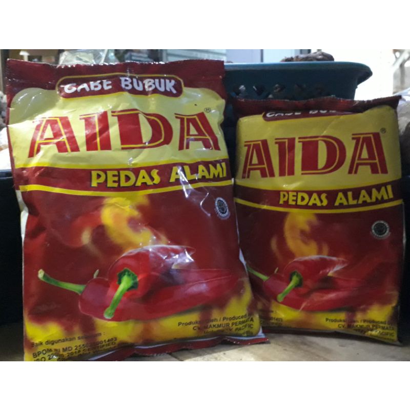 

Aida cabe bubuk/bumbu instan/cabe giling 250gr