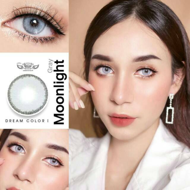 Softlens Moonlight Normal Minus Botol by Dreamcolor1 grey brown blue dreamcon soflens moonlite