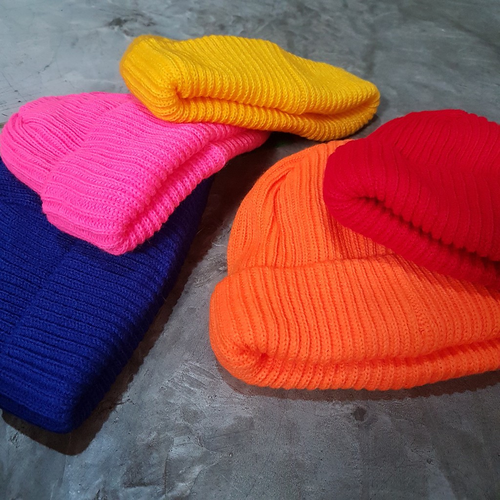 Kupluk short beanie Kaos polos all size dewasa pendek Bea-Short