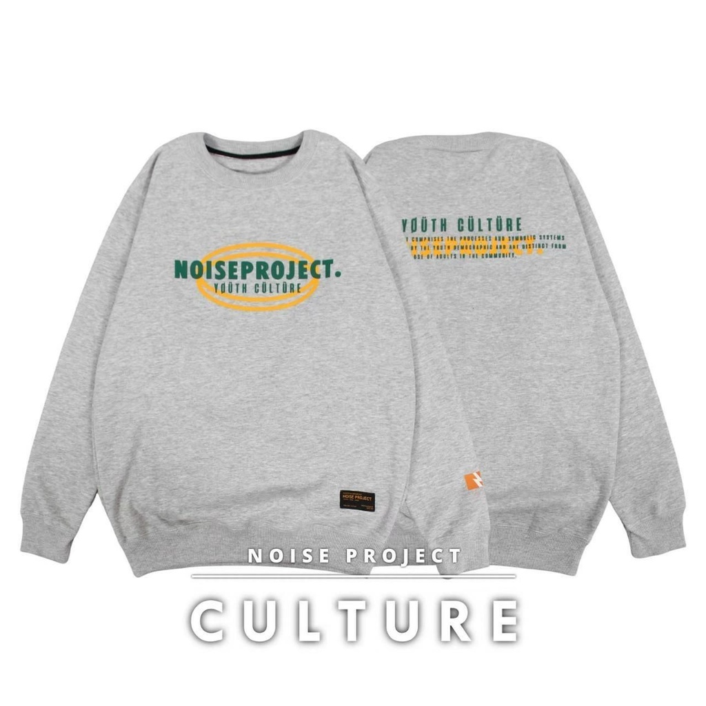 Sweater Crewneck WOLV NOISE CULTURE / Jaket Crewneck Pria / Jaket Crewneck Wanita Available M L XL Casual Good Brand Quality Original (Fulltag) Realpict