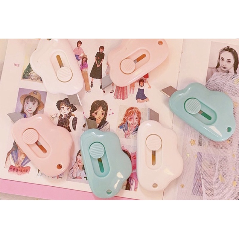 

OS011 Pisau Mini Cutter Stationery School Art Office Deco Safety Knife