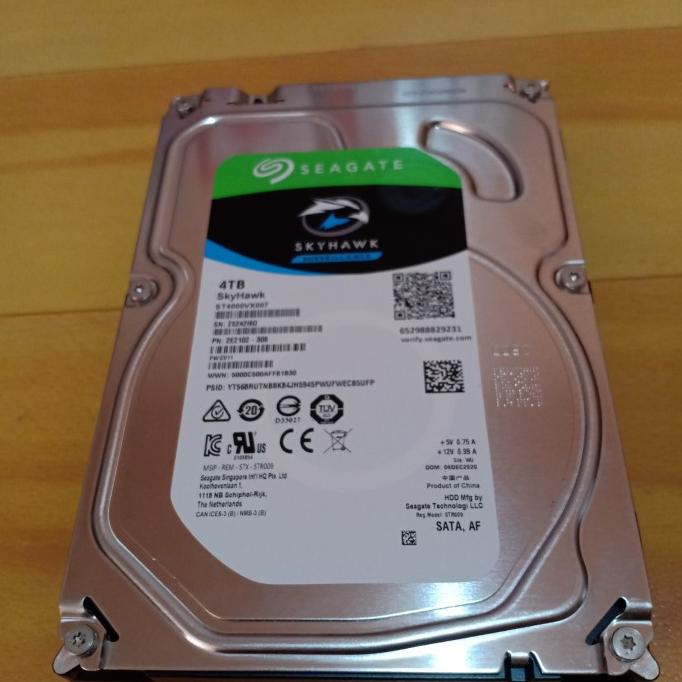 Hardisk Seagate Skyhawk 4Tb / Hdd 4 Tb Untuk Dvr Cctv