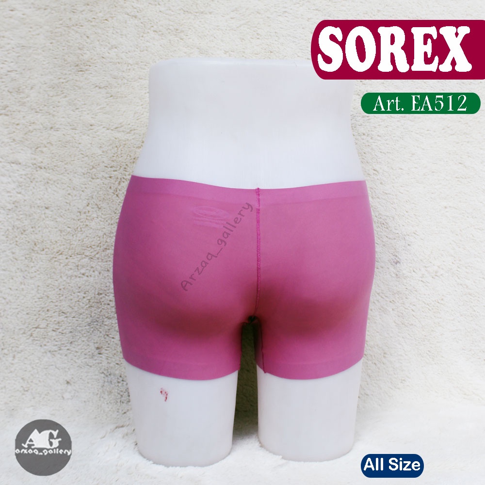Celana Dalam CD Boxer wanita Seamless Sorex EA512 (Fit to L)