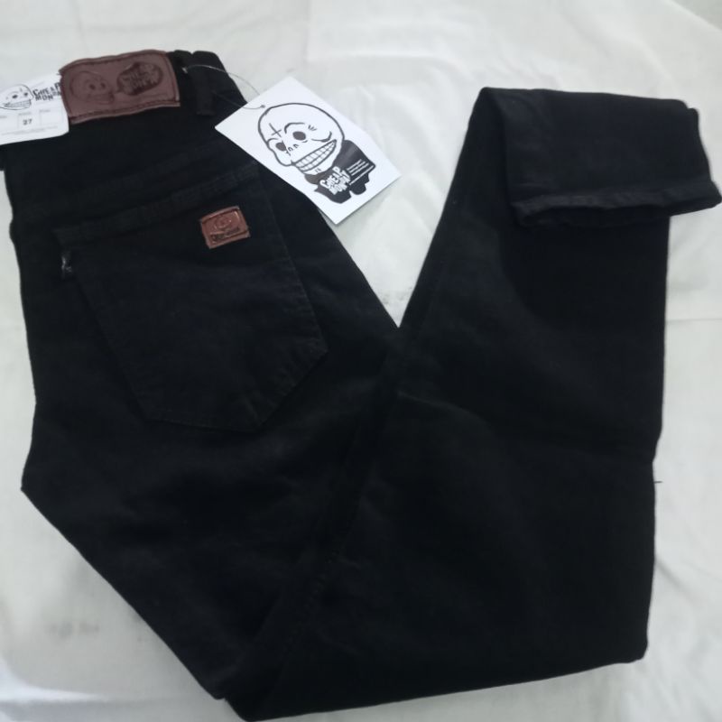 CELANA JEANS PENSIL CHEAP MONDAY HITAM CELANA JEANS SKINY CHEAP MONDAY