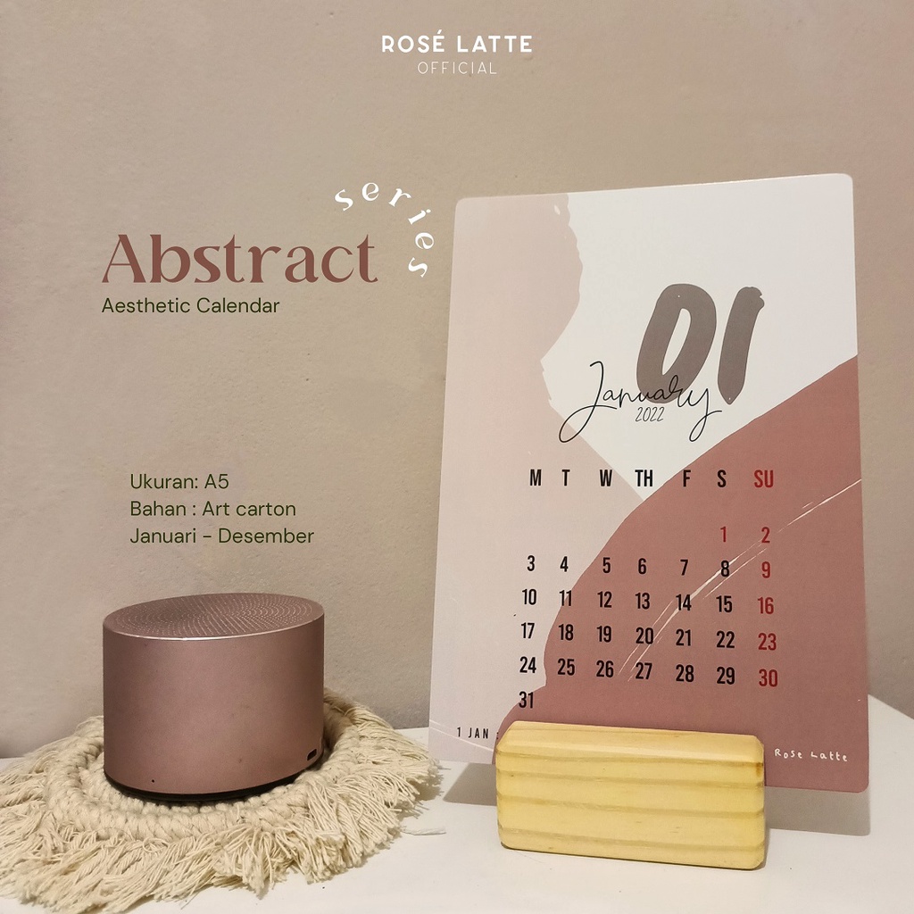 

Aesthetic calendar #2022 - Abstract Series