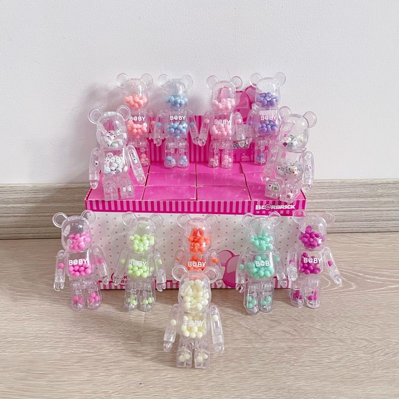 BEARBRICK 100% Figure My First Baby Bearbrick Clear Color BLIND BOX