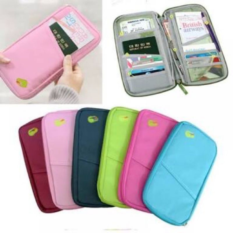 Korean travel id holder / dompet pasport / pasport organizer / tas