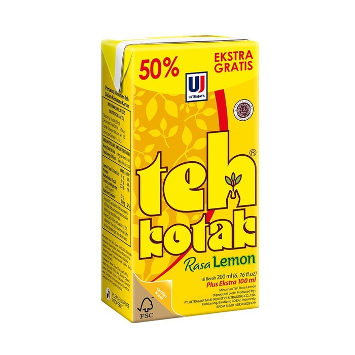 TEH KOTAK ULTRA RASA LEMON 300 ml ( HARGA 1 DUS ISI 24 )