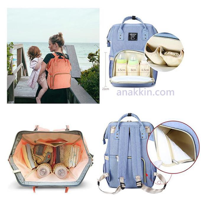 Iberry Diaper Bag/ Tas Bayi / Tas Ibu / Tas Perlengkapan Bayi Murah