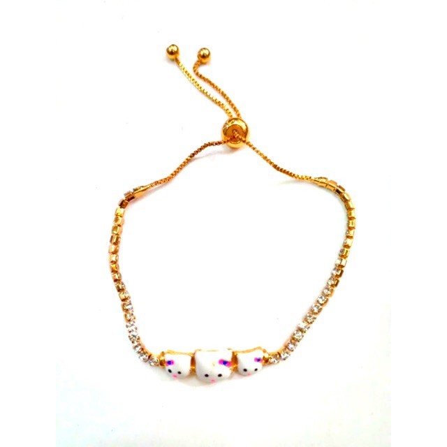 Gelang tangan wanita gelang serut bisa besar kecil lapis emas