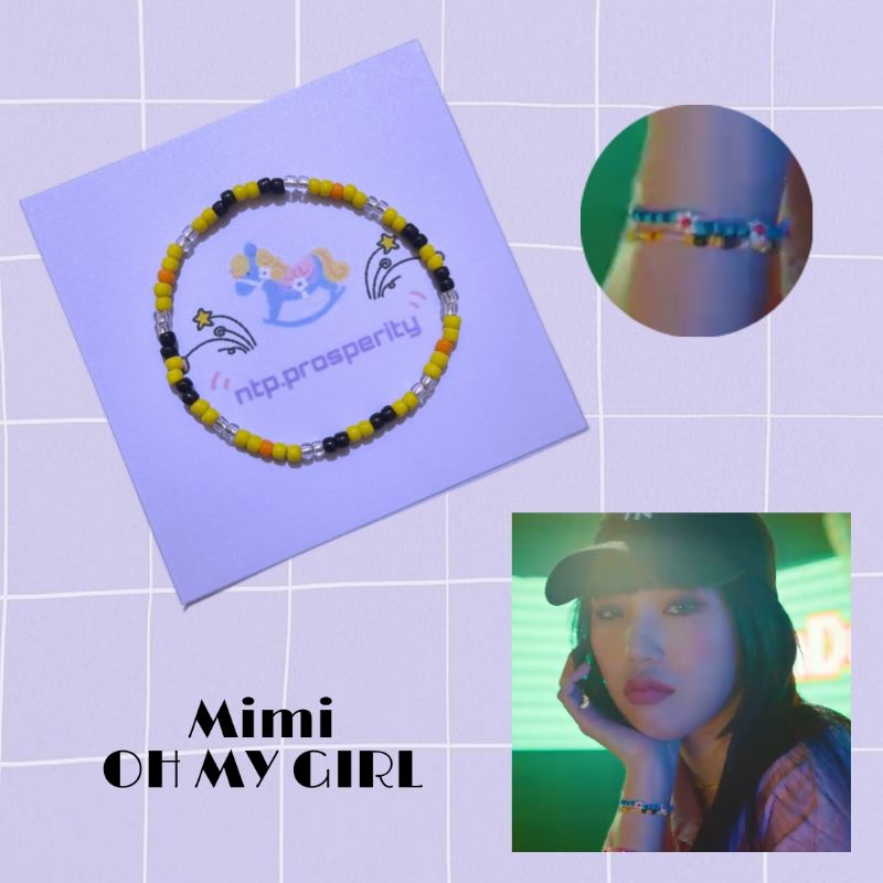 Gelang idol korea / Kpop idol bracelet (Mimi Oh My Girl)