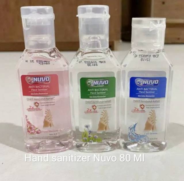 Hand Sanitizer Nuvo gel 80 ml /Pembersih tangan Nuvo 80 ml