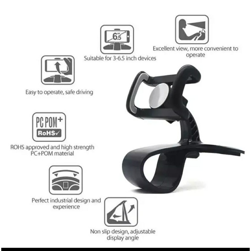 HD22 dashboard car phone holder jepitan hp mobil holder hp universal mount hp HOL15