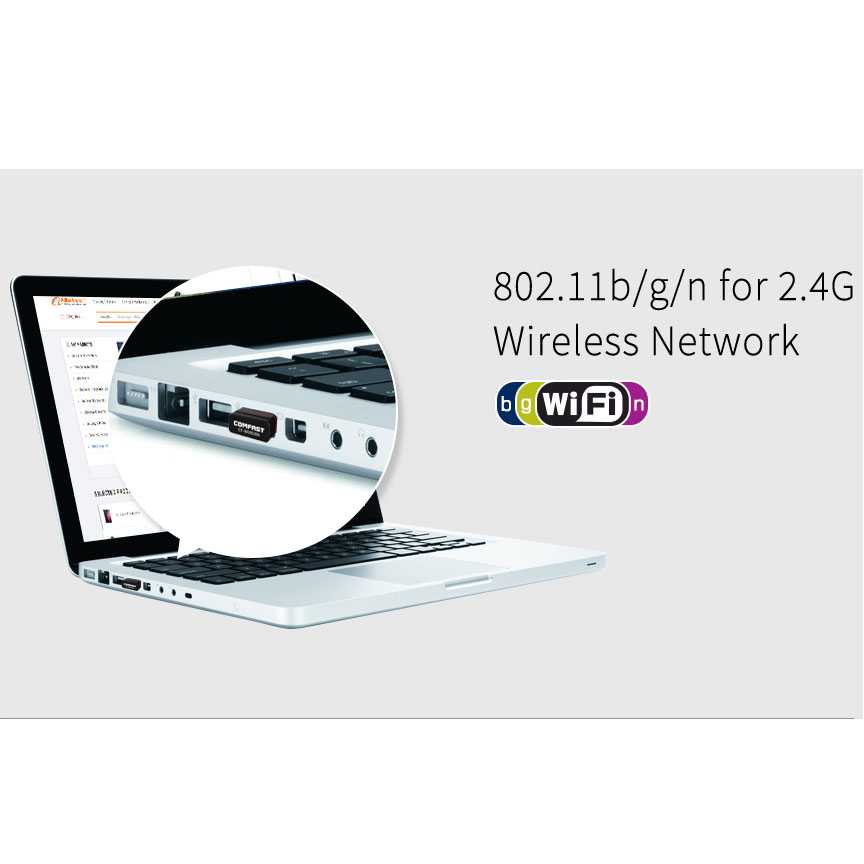 Comfast USB WiFi Adapter Wireless Transmitter &amp; Receiver - CF-WU810N