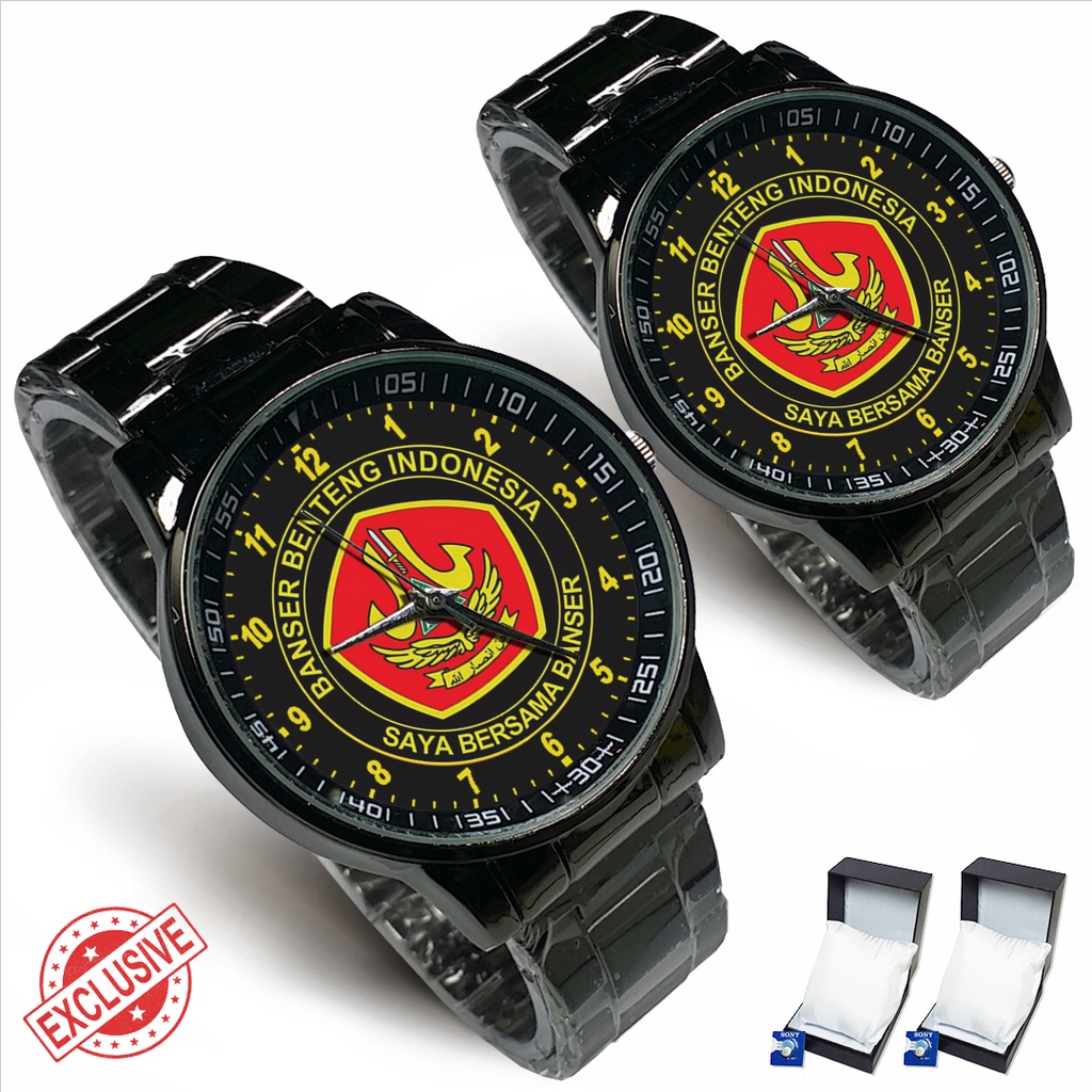 Jam Tangan Rantai Couple BANSER BENTENG INDONESIA - 1 (Awesome)
