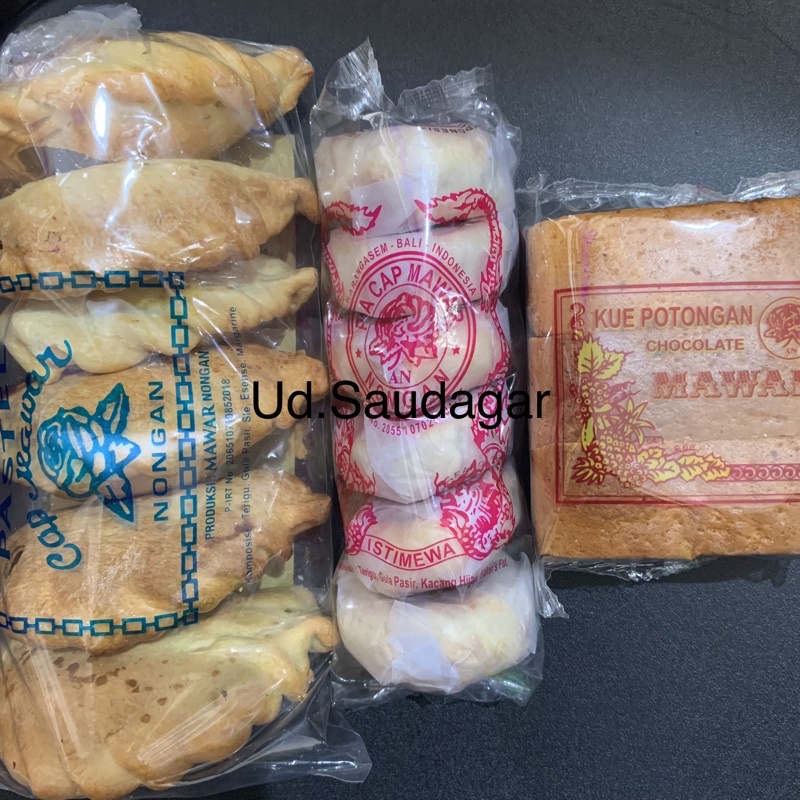 Kue Pastel / Pia / Roti Potong Cap Mawar Nongan