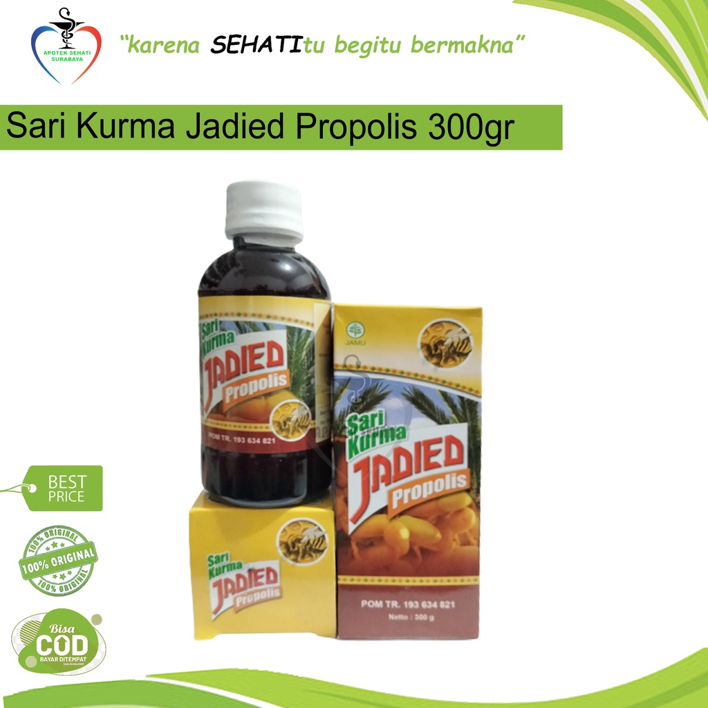 SARI KURMA JADIED PROPOLIS MADU HERBAL OMEGA 3