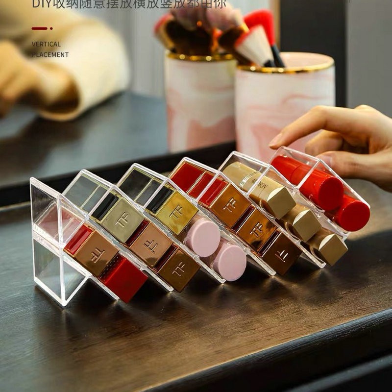 Lipstick Holder 16 Slot Transparent Tempat Lipstik M966