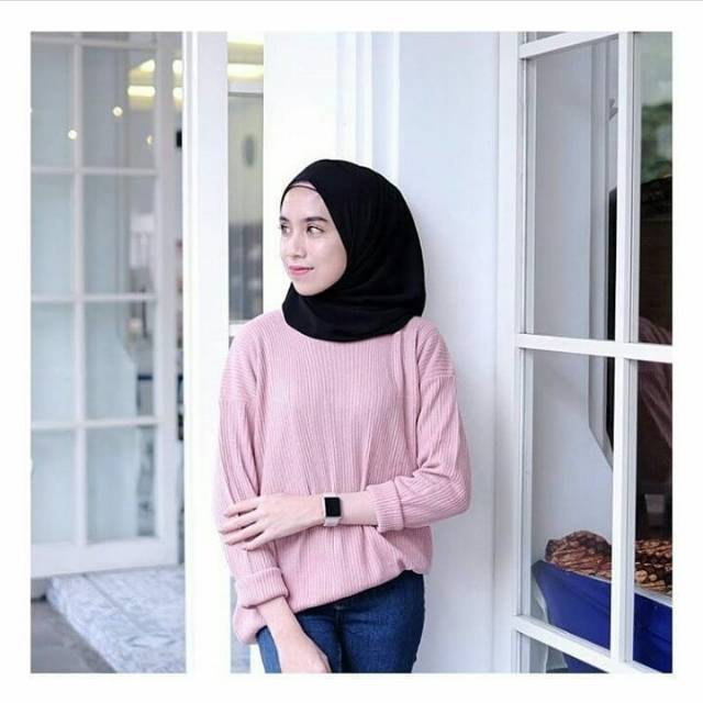 Boxi sweater/sweater jumbo /sweater oversize /rajut kekinian/baju rajut murah /grosir bandung