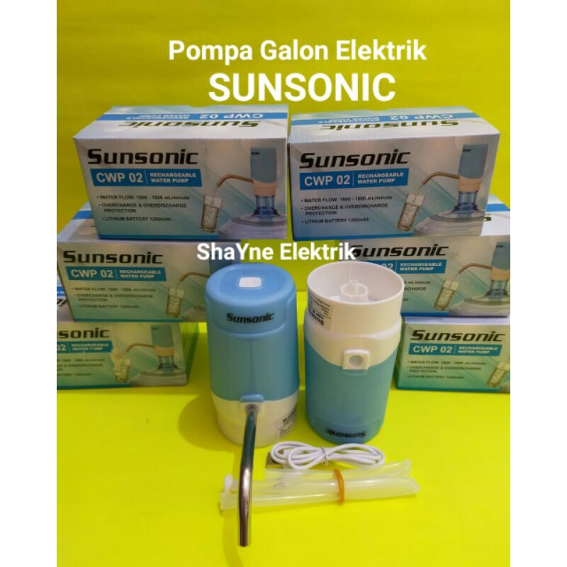 Pompa Galon Cas Listrik / Pencetan Galon SUNSONIC / Se7en