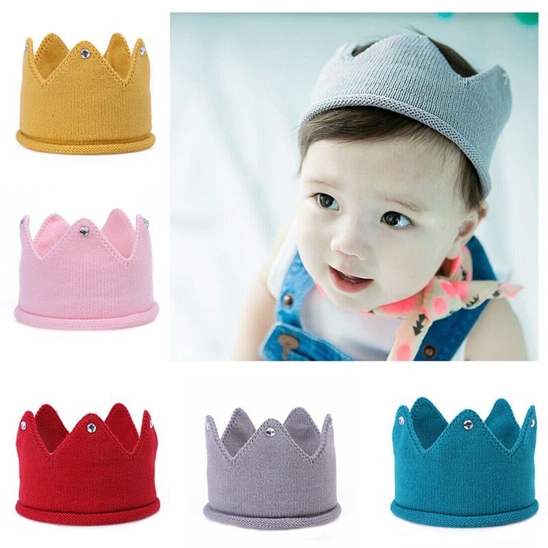 Crown baby hat / kupluk anak model mahkota / kupluk anak rajut