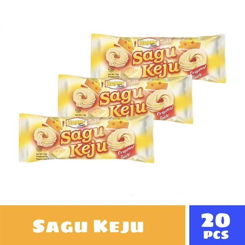 

Happy Time Sagu Keju 10 gram (1 pack isi 20 pcs)