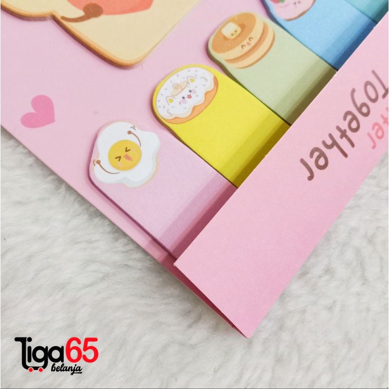 365 Memo Tempel Sticky Notes Berbentuk Lucu / Sticky Note F8145