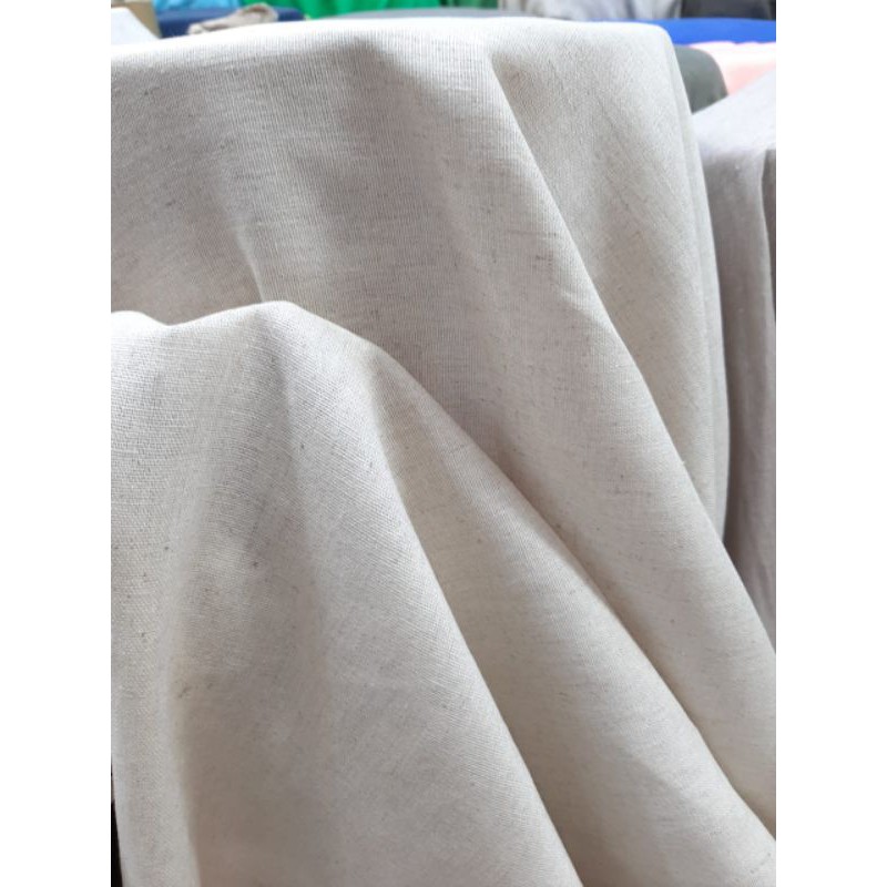 BAHAN-KATUN-LINEN-KAIN-POLOS-KEMEJA-BLOUSE-GAMIS