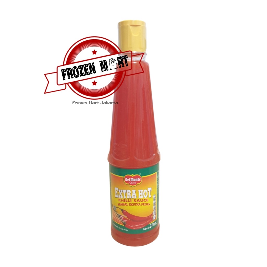 DELMONTE Saus Sambal / Saos Sambal Botol 270 Ml