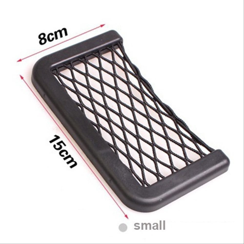 [Z098] Car Net Organizer Pockets Bag Kantong Jaring Mobil HP Holder Koin Kartu Karcis Tiket