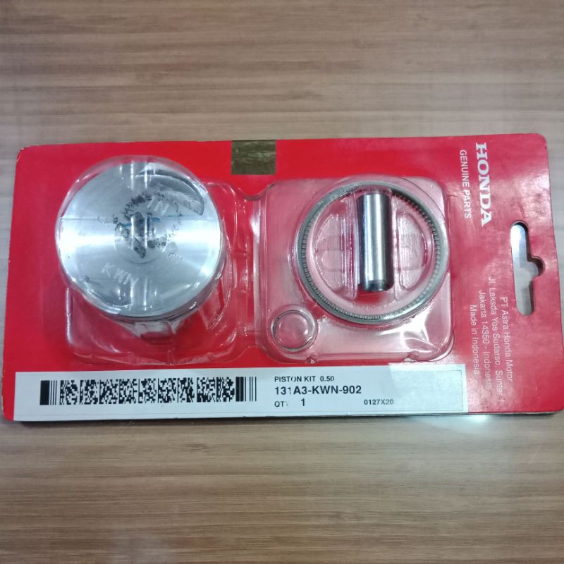 PISTON RING SEHER KIT KWN VARIO 125 FI INJEK INJEKSI LAMA OLD NEW LED SIZE OS STANDAR STD 25 50 100 ORIGINAL ORI ASLI HONDA AHM-50/0.50