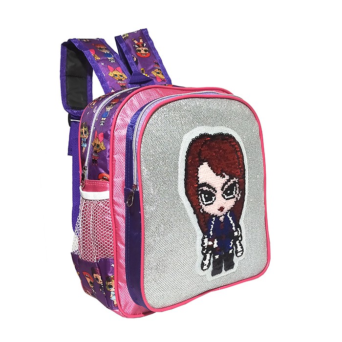 Tas Ransel SEQUIN / Usap Anak Perempuan Sekolah TK/Paud Karakter L.O.L Termurah !!!