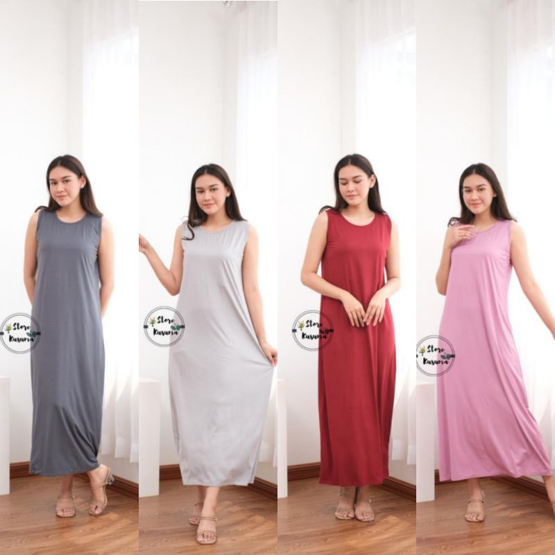 Inner gamis/Manset  gamis lengan  Buntung Bahan Rayon Super Adem