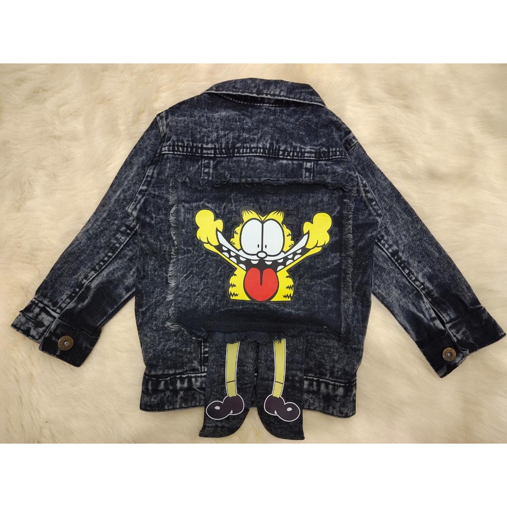 JAKET JEANS ANAK UNISEX CHESTER  1-11 TAHUN /JAKET JEANS ANAK KARAKTER