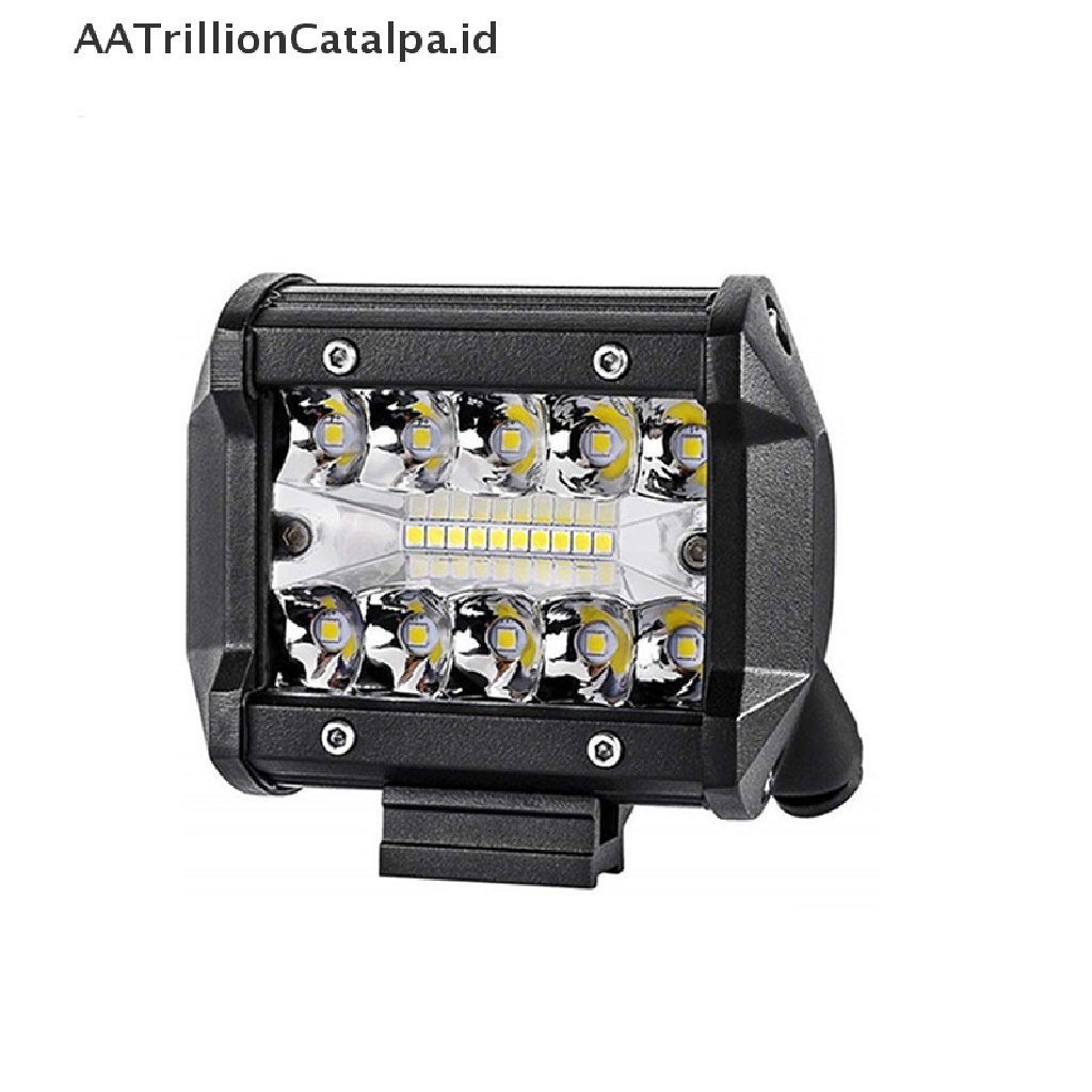 Aatrillioncatalpa Lampu Sorot 20LED 60W 4 Anti Air Untuk Mobil Offroad Perahu