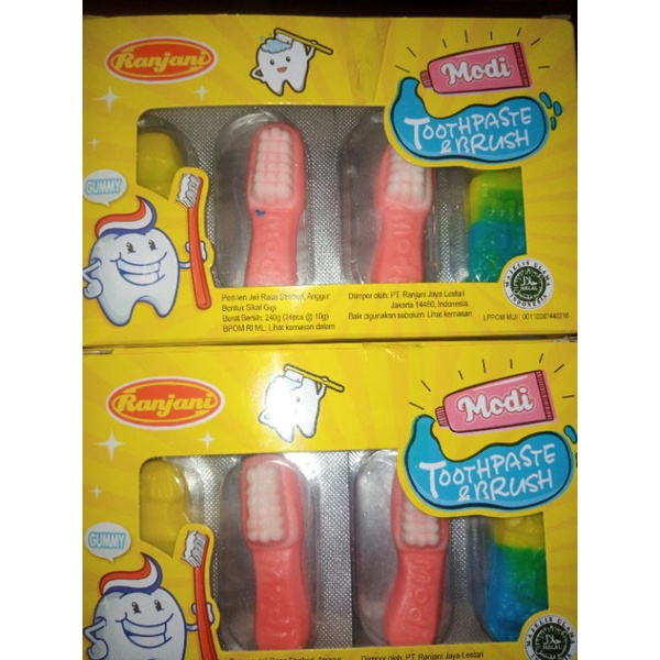 Permen Modi Toothpaste isi 24 pcs