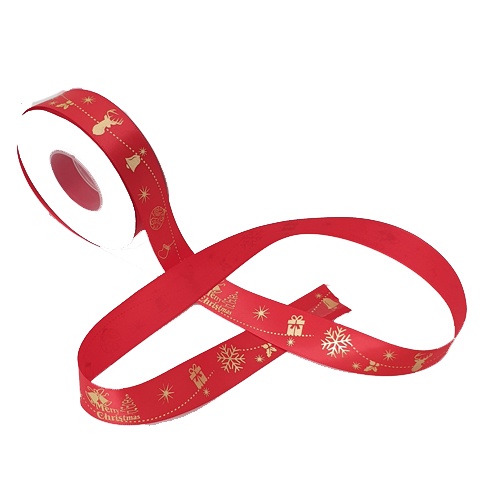 

Pita Natal - Santa red ribbon per 2 meter