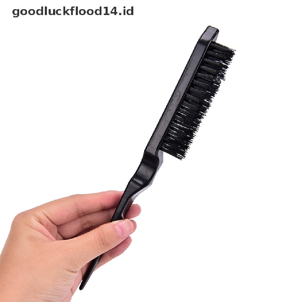 [OOID] 1Pc Hairdressing Brushes Teasing Back Combing Hair Brush Slim Line Styling Comb ID